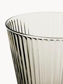 Ručne fúkaný pohár na víno Grand Cru, 4 ks, Sklo, Sivá, priehľadná, Ø 8 x V 18 cm, 180 ml