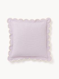 Housse de coussin 45x45 en coton avec bordure ondulée Atina, 100 % coton

Le matériau est certifié STANDARD 100 OEKO-TEX®, 4265CIT, CITEVE, Lilas, larg. 45 x long. 45 cm