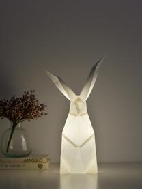 Lampada da tavolo in carta Rabbit, Paralume: carta, 160 g/m², Bianco, Larg. 18 x Alt. 34 cm