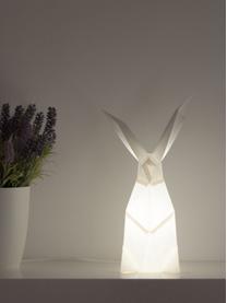 Stolní LED lampa z papíru Rabbit, k sestavení, Bílá