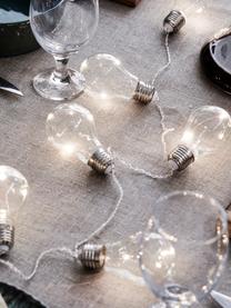LED-Lichterkette Glöd, Glas, Metall, Transparent, Stahl, L 200 cm