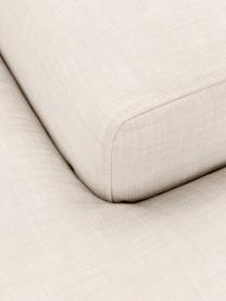 Fauteuil Russell met afneembare hoezen, Bekleding: 100% katoen Met 50.000 sc, Frame: massief grenenhout FSC-ge, Poten: kunststof, Geweven stof lichtbeige, B 103 x D 112 cm