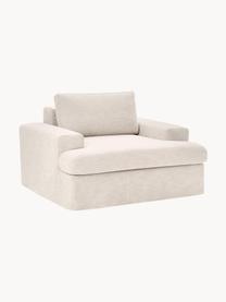 Fauteuil Russell met afneembare hoezen, Bekleding: 100% katoen Met 50.000 sc, Frame: massief grenenhout FSC-ge, Poten: kunststof Dit product is , Geweven stof lichtbeige, B 103 x D 112 cm