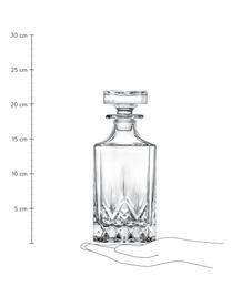 Kristall-Dekanter Opera mit Relief, 750 ml, Kristallglas, Transparent, H 22 cm, 750 ml