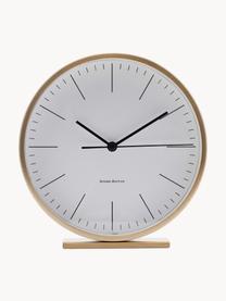 Reloj de mesa Hannah, Dorado, Ø 15 x Al 4 cm