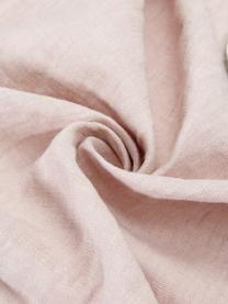 Housse de coussin en lin rose Sven, Rose blush