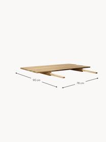 Prolunga in legno di teak Sammen, Legno di teack

Questo prodotto è realizzato con legno di provenienza sostenibile e certificato FSC®, Legno di teak, Larg. 78 x Prof. 90 cm