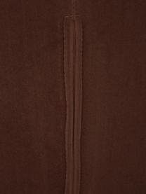 Sametová čalouněná židle Tess, Hnědá, zlatá, Š 49 cm, V 84 cm