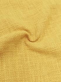 Housse de coussin jaune Penny, 100 % coton, Jaune, larg. 30 x long. 50 cm
