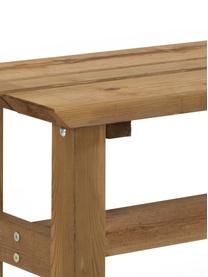 Panchina da giardino Birka, Legno di pino massiccio, impregnato, Legno di pino, Larg. 100 x Alt. 47 cm