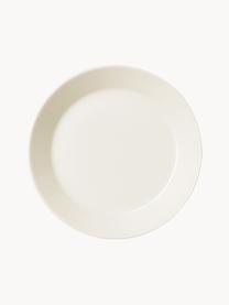 Plato postre de porcelana Teema, Porcelana vitro, Blanco Off White, Ø 18 cm