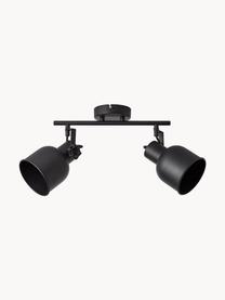 Spot plafond Rolet, Noir, larg. 35 x haut. 18 cm