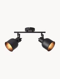 Spot plafond Rolet, Noir, larg. 35 x haut. 18 cm