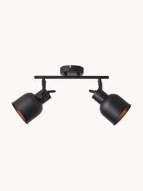 Spot plafond Rolet, Noir, larg. 35 x haut. 18 cm