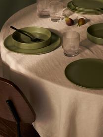 Service de table Celine, 4 personnes (12 élém.), Grès, Vert olive, 4 personnes (12 élém.)