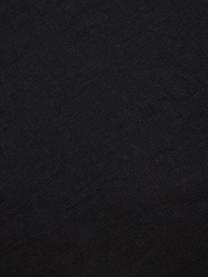 Linnen tafelkleed Duk in zwart, 100% linnen, Zwart, Voor 6 - 10 personen (B 135 x L 250 cm)