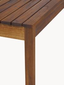 Mesa para exterior de madera de acacia Bo, 100 x 60 cm, Estructura: madera de acacia maciza a, Madera de acacia, An 100 x F 60 cm