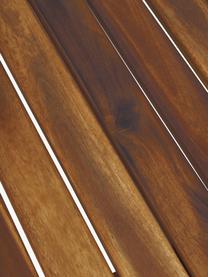 Tavolo da giardino in legno di acacia Bo, 100 x 60 cm, Struttura: legno di acacia massiccio, Legno di acacia, Larg. 100 x Prof. 60 cm