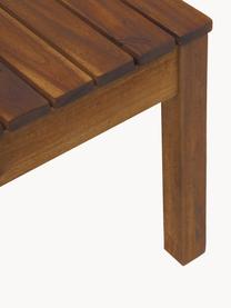 Mesa para exterior de madera de acacia Bo, 100 x 60 cm, Estructura: madera de acacia maciza a, Madera de acacia, An 100 x F 60 cm