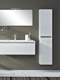 Mobile bagno alto Perth, larg. 35 cm, Ripiani: vetro, Bianco, Larg. 35 x Alt. 160 cm