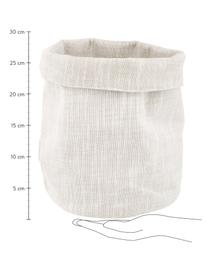 Panera de algodón Kari, Algodón, Beige, Ø 30 x Al 26 cm