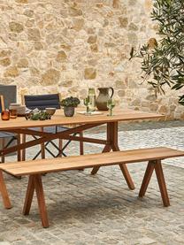 Ručně vyrobená zahradní lavice z teakového dřeva Loft, různé velikosti, Teakové dřevo, Teakové dřevo, Š 180 cm, H 38 cm