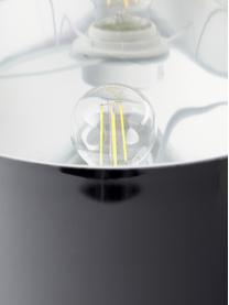 Lampa stołowa Mamo, Czarny, biały, marmurowy, Ø 31 x W 38 cm