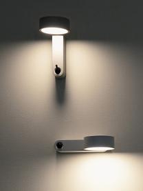 Applique piccola a LED con paralume orientabile Toggle, Alluminio laccato, Grigio scuro opaco, Larg. 10 x Alt. 17 cm