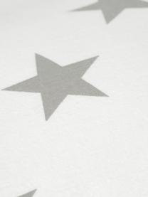 Flanell-Wendebettdeckenbezug Alice mit Sternen, Webart: Flanell, Grau, Weiss, 200 x 210 cm