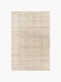 Kurzflor-Teppich Rosalie mit Ornamenten, handgewebt, 100 % Wolle, Beigetöne, B 120 x L 180 cm (Grösse S)