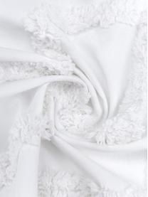 Taies d'oreiller en percale de coton Faith, 2 pièces, Blanc, Ch. larg. 50 x long. 70 cm