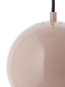 Lampa wisząca Ball, odcienie beżu, czarny, biały, Ø 18 x W 16 cm