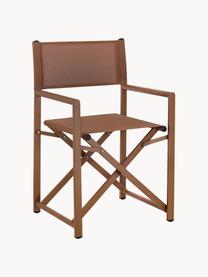 Skladacia záhradná stolička Taylor, Hnedá, Š 55 x H 45 cm