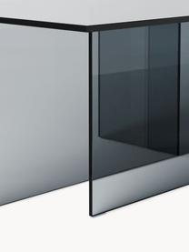 Stolik kawowy ze szkła Anouk, Szkło, Szary, transparentny, S 102 x G 63 cm
