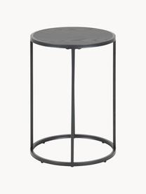 Table d'appoint ronde Seaford, Noir, Ø 40 x haut. 55 cm