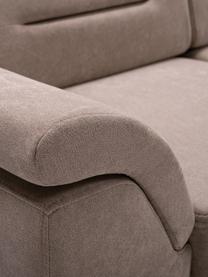 Sofa narożna z funkcją spania i miejscem do przechowywania Missouri, Tapicerka: 100% poliester, Beżowy, S 259 x G 164 cm