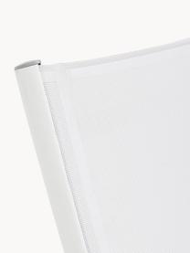 Bain de soleil pliable et ajustable Taylor, Blanc, larg. 53 x long. 111 cm