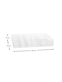 Kosmetik-Organizer Mento, Acryl, Transparent, B 34 x H 6 cm