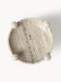 Dekoschale Bonnie aus Marmor, Marmor, Beigetöne, marmoriert, Ø 27 x H 14 cm