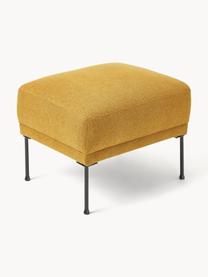 Sofa-Hocker Fluente, Bezug: 100% Polyester 115.000 Sc, Gestell: Massives Kiefernholz, Webstoff Ocker, B 62 x T 50 cm