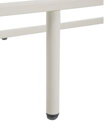 Metalen bed Neptun, Gepoedercoat metaal, Beige, B 160 x L 200 cm