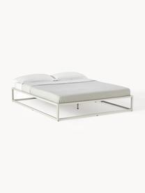 Cama de metal Neptun, Metal con pintura en polvo, Beige claro, An 180 x L 200 cm