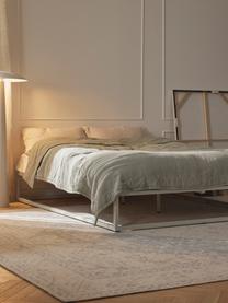 Kovová postel Neptun, Kov s práškovým nástřikem, Světle béžová, Š 180 cm, D 200 cm