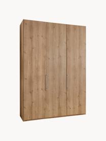 Drehtürenschrank Monaco, 3-türig, Korpus: Holzwerkstoff, foliert, Griffe: Metall, beschichtet, Holz, B 148 x H 216 cm