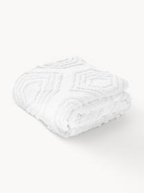 Colcha texturizada Faye, 100% algodón, Blanco, An 225 x L 260 cm (para camas de 200 x 200 cm)