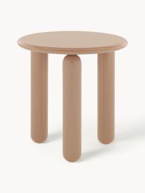 Runder Beistelltisch Undique Mas, Tischplatte: Buchenholz mit Polyester , Beine: Mitteldichte Holzfaserpla, Beige, Ø 48 x H 51 cm