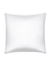 Housse de coussin 40x40 pur coton imprimé aquarelle Crabby, 100 % coton, Bleu, blanc, larg. 40 x long. 40 cm