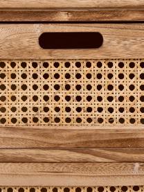 Cómoda Gesina, Estructura: madera de paulownia, Marrón, An 86 x Al 79 cm