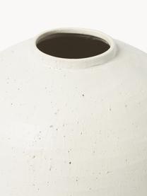Vase de sol en faïence Bruno, haut. 44 cm, Grès cérame, Blanc cassé, Ø 40 x haut. 44 cm
