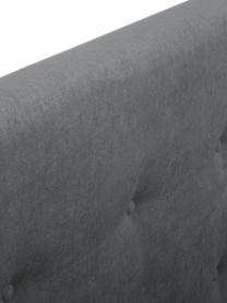 Letto imbottito con contenitore Star, Rivestimento: poliestere (tessuto testu, Tessuto antracite, Larg. 140 x Lung. 200 cm